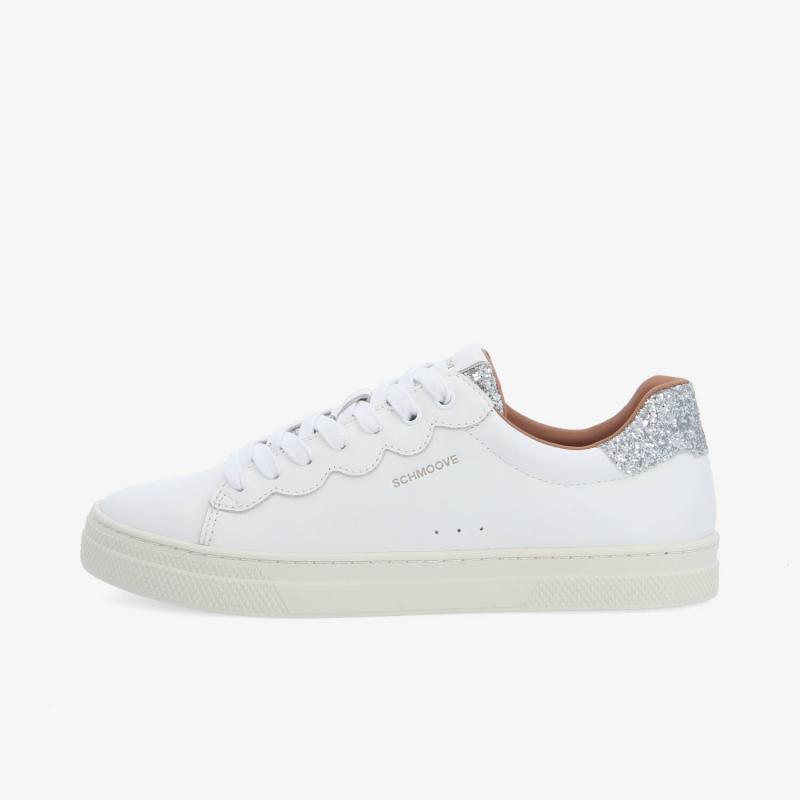 SPARKLE WAVE W - NAPPA/GLITTER - WHITE/SILVER